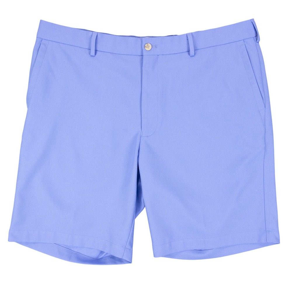 Peter Millar Shorts Mens 38 Blue Performance Golf Crown Sport 9 Inseam